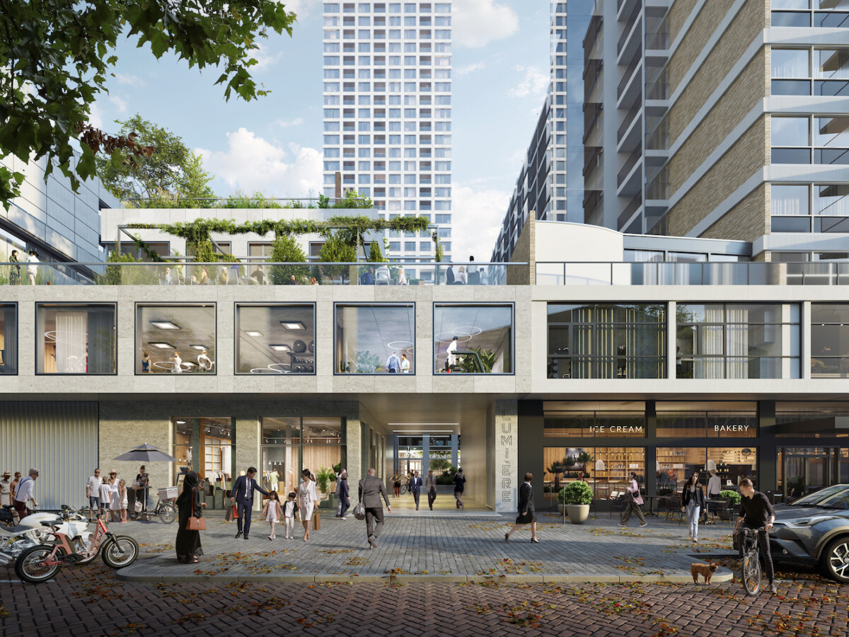 Entree Lumière Passage aan de Karel Doormanstraat