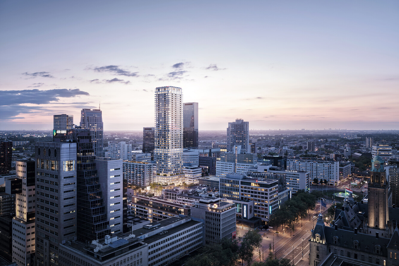 Vogelvlucht van de Lumière Toren
