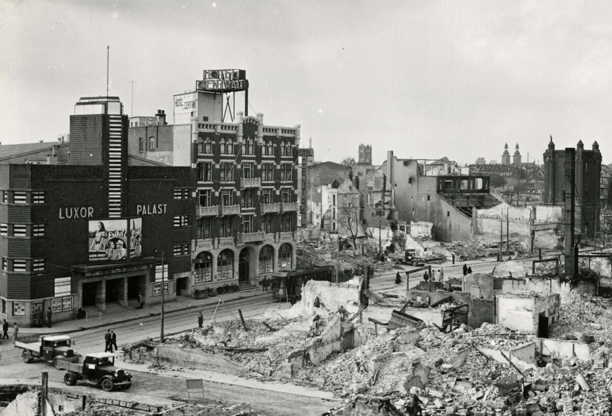 Kruiskade na bombardement