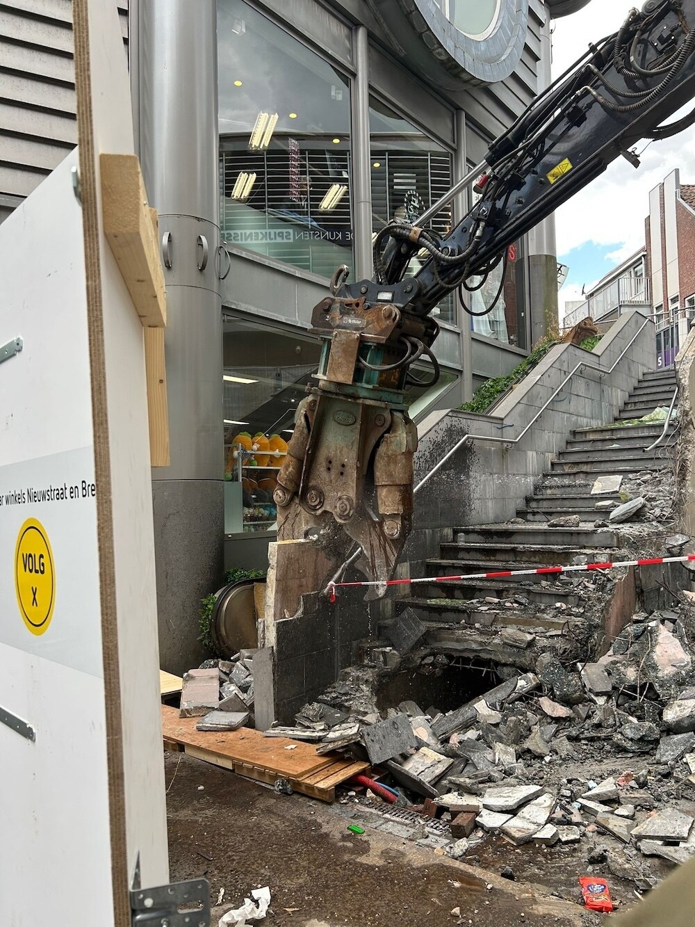 Spijkse trap start werkzaamheden 2