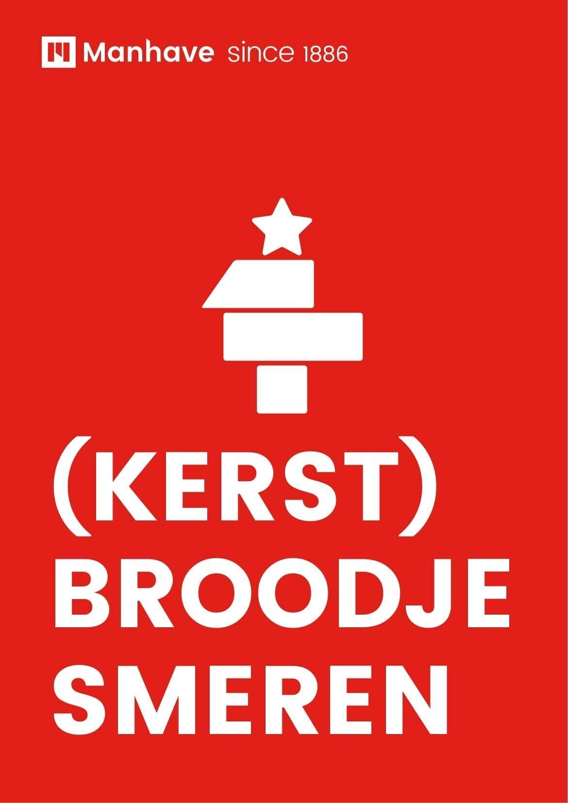 Een kerstbroodje smeren