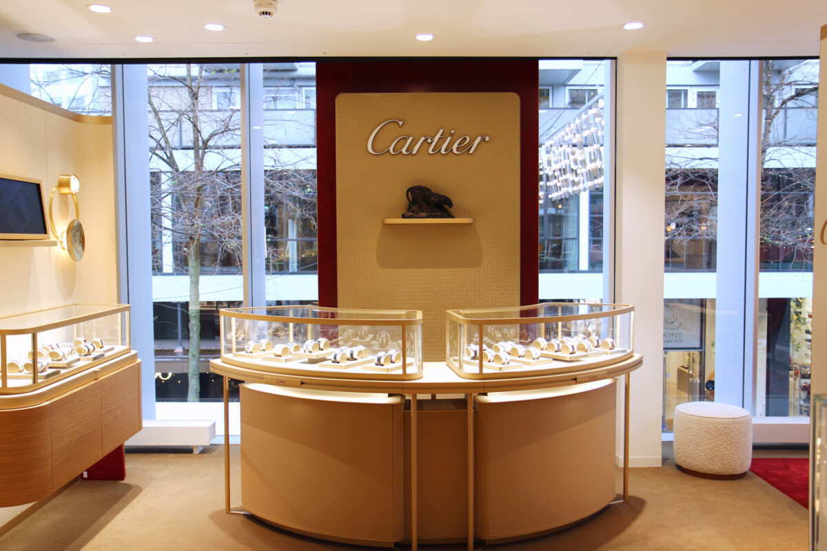 Cartier Shop in Shop experience Rotterdam Kruiskade