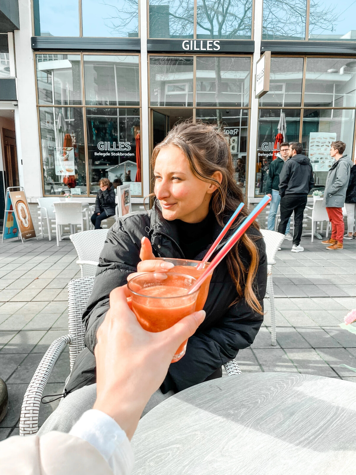 Rotterdam Centrum Gilles Terras Gilles smoothie De Maas Meisjes