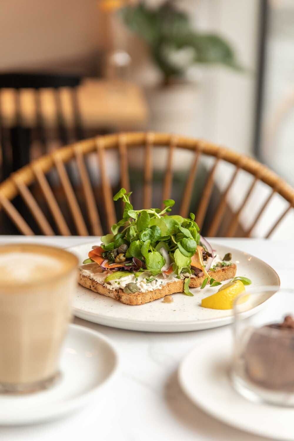 Lunch bij SUE zalm